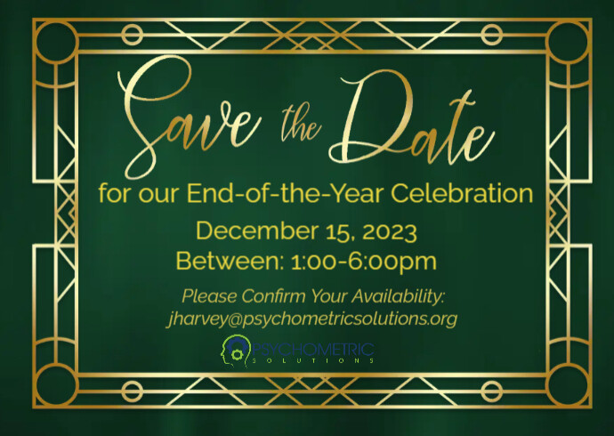 Save the Date Announcement Postcard | PosterMyWall