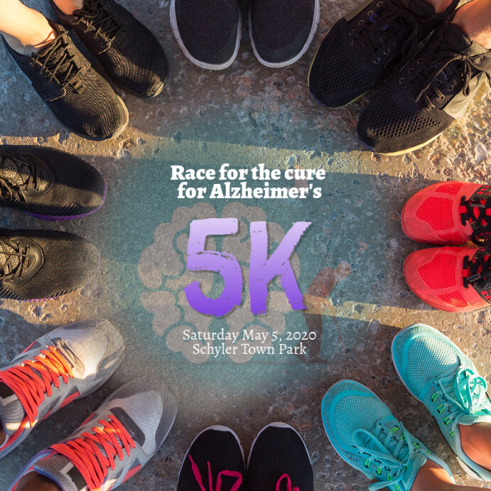 Copy of 5k Race Run Fundraiser Walk Instagram Post | PosterMyWall