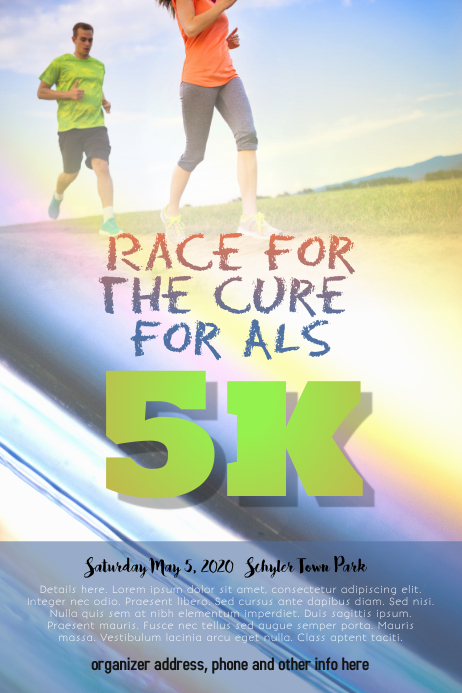 5k Race Run Walk Flyer Template | PosterMyWall