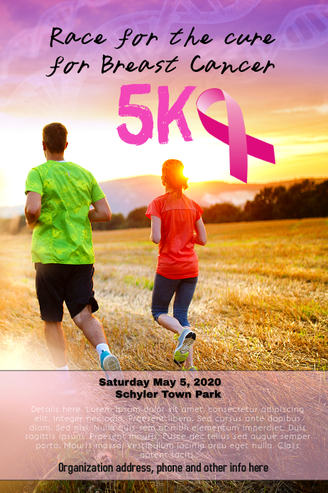 5k Race Run Walk Flyer Template | PosterMyWall