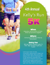 5K Run & Walk Flyer Template | PosterMyWall