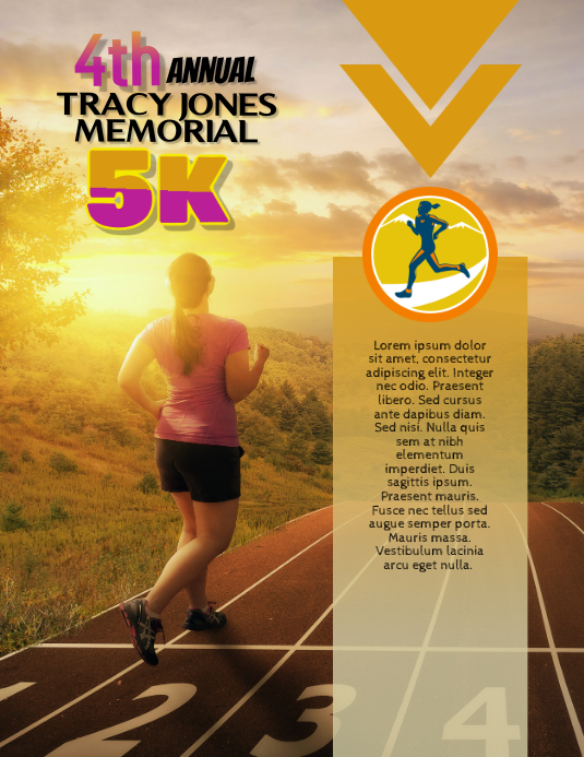 5k Race Run Walk Flyer Template | PosterMyWall