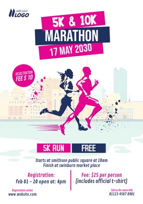 5k run & walk Template | PosterMyWall