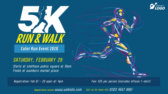 Copy of 5K Run & Walk Event | PosterMyWall