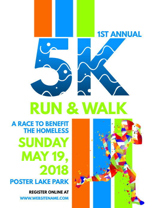 5k Run And Walk Flyer Template Postermywall