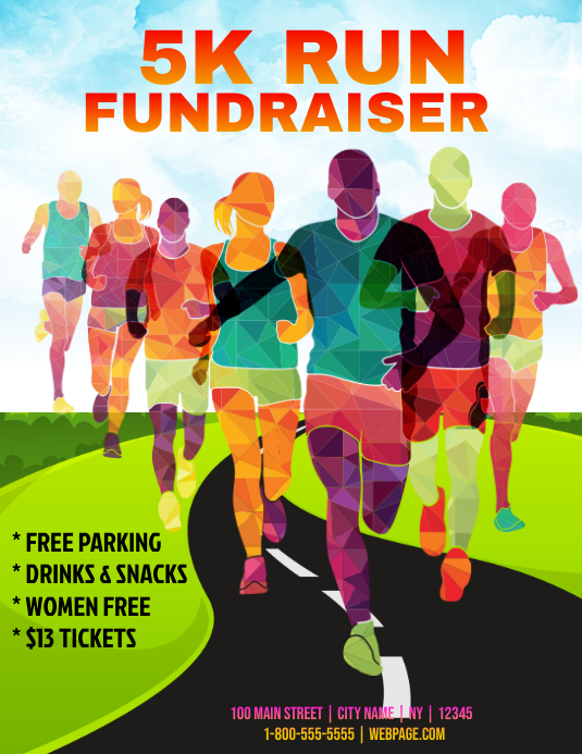 Copy Of 5K Run PosterMyWall Copy Of 5K Run PosterMyWall