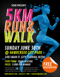5K Run & Walk Flyer Template | PosterMyWall