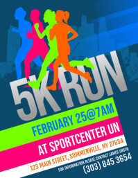 5K Run & Walk Flyer Template | PosterMyWall