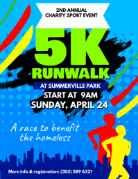 5K Run & Walk Flyer Template | PosterMyWall