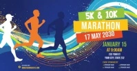 5K Walk & Run Event Gambar Bersama Facebook template