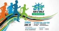 5K Walk & Run Event Facebook Shared Image template