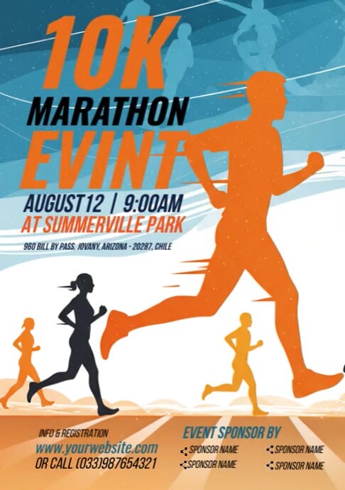 5K Walk & Run Event Flyer Template | PosterMyWall