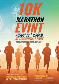 5K Walk & Run Event Flyer Template A4