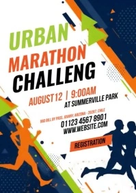 5K Walk & Run Event Flyer Template A4