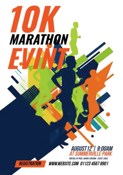 5K Walk & Run Event Flyer Template | PosterMyWall