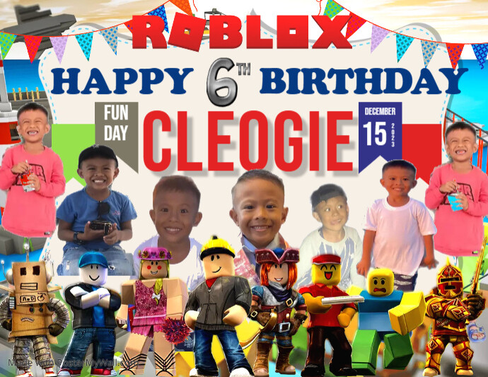 Roblox Flyer (US Letter) template