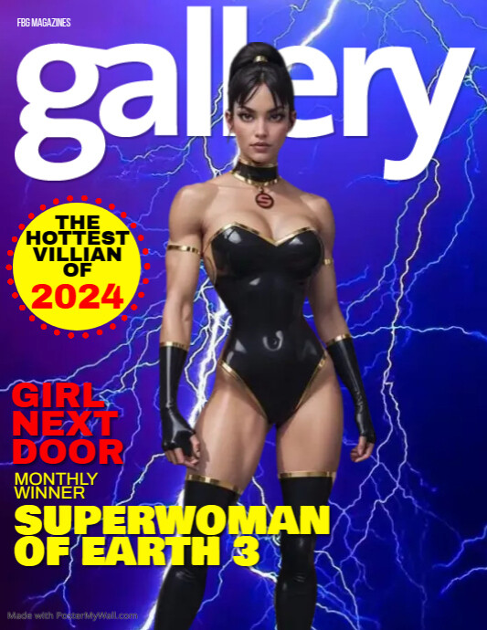 240822 Gallery magazine cover template | PosterMyWall