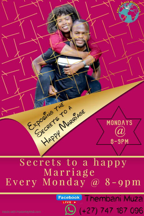Marriage Seminar Template | PosterMyWall