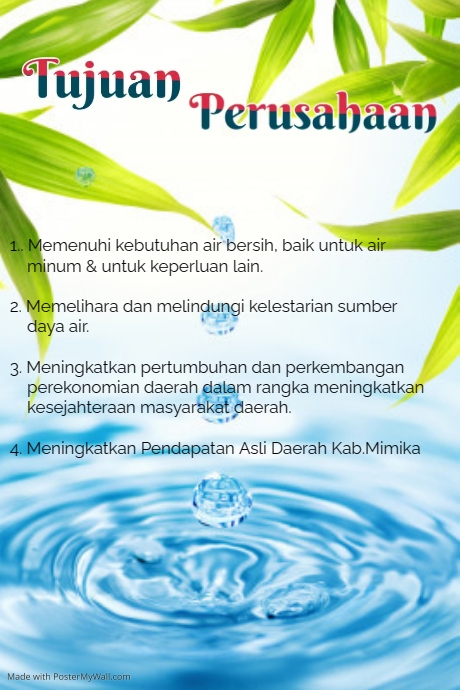 Clean Water Protection Campaign Poster (1) template