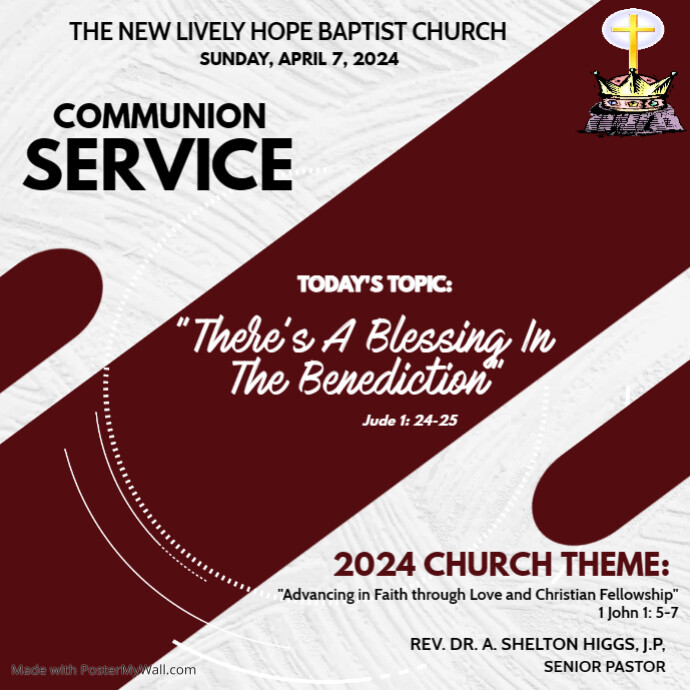 holy communion church service flyer template | PosterMyWall
