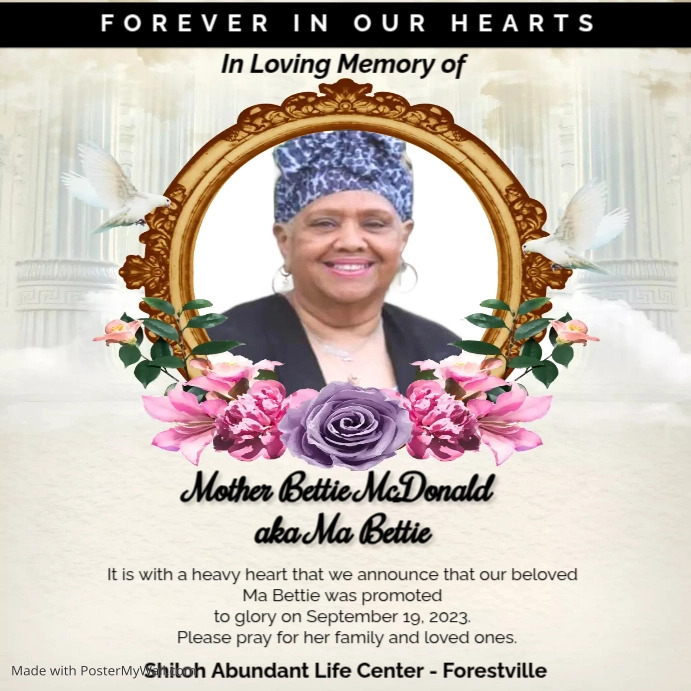 death announcement poster | PosterMyWall