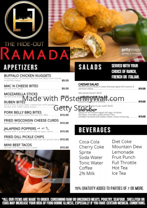 Copy of Copy of Updated Appetizers 5.26.21 | PosterMyWall
