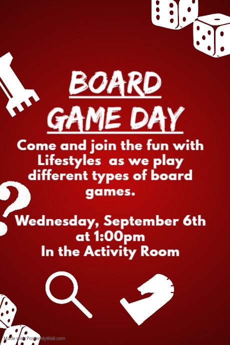 Board games Event Flyer Template | PosterMyWall