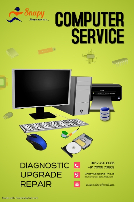 Copy of Copy of Computer Repair | PosterMyWall