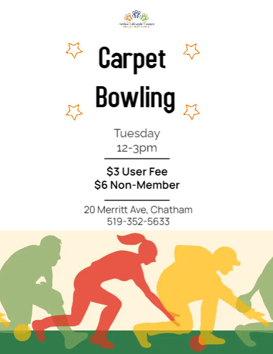 Carpet Bowling (0523) PosterMyWall