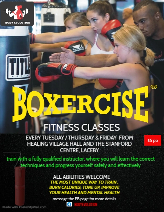 BOXERCISE IMMINGHAM | PosterMyWall
