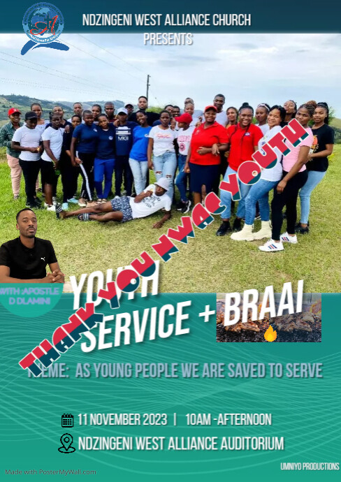 youth hang out A4 template