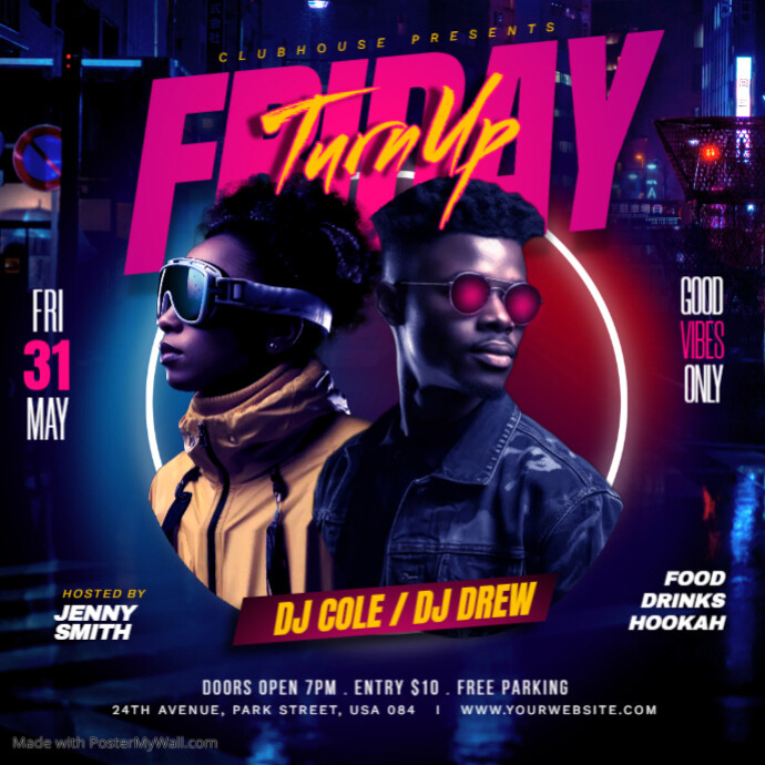 turn up friday party