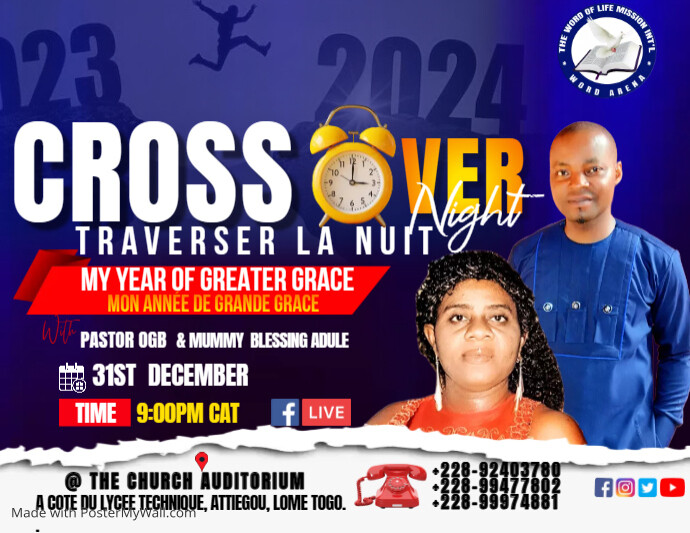 crossover night PosterMyWall