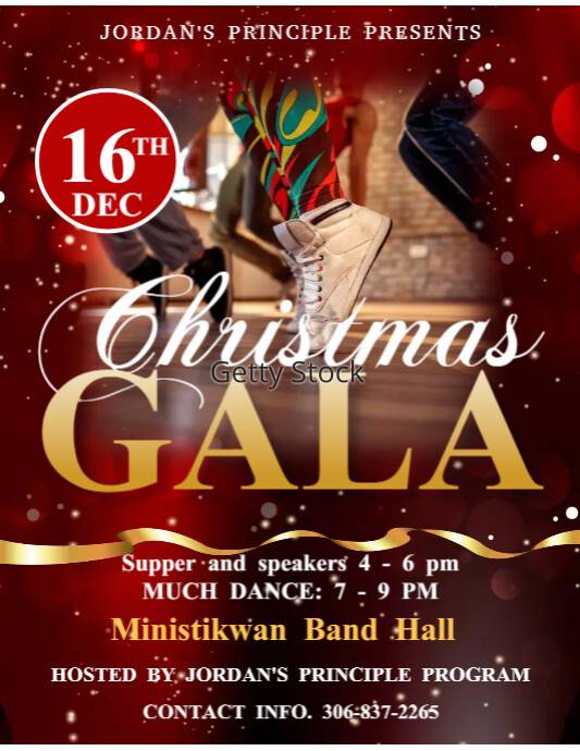 Christmas Gala Flyer Template PosterMyWall