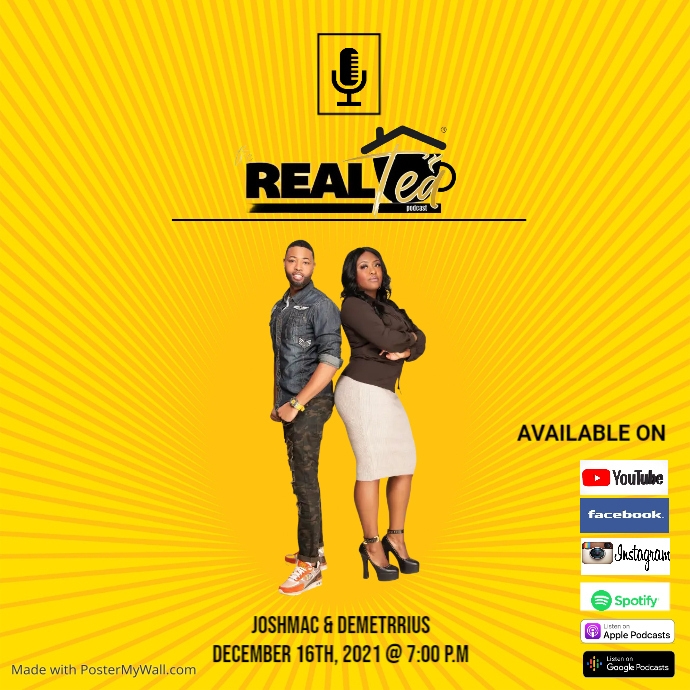Copy of Podcast flyer | PosterMyWall