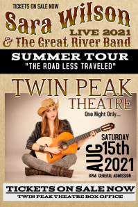 customizable design templates for band poster postermywall twin peaks band flyer
