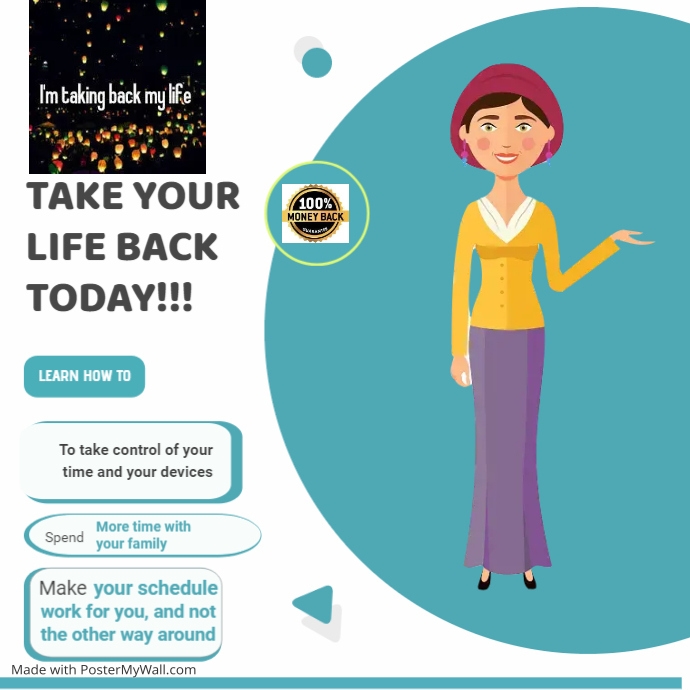 Take Your Life Back | PosterMyWall