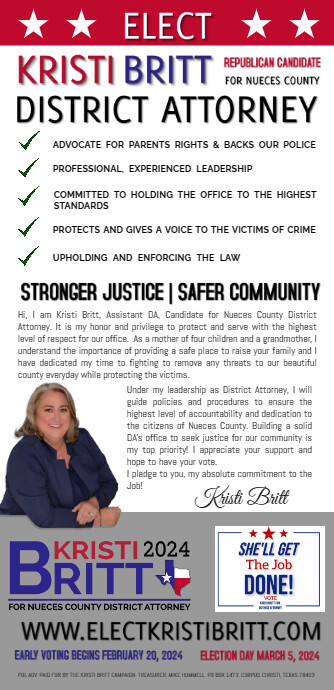 Copy of 2-KBC 2024 Political Rack Card 5 | PosterMyWall