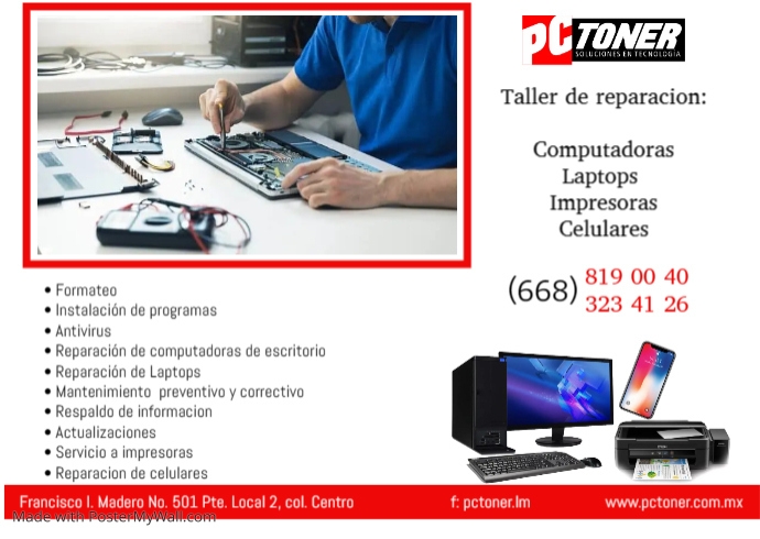 COMPUTER REPAIR FLYER DESIGN Postcard template