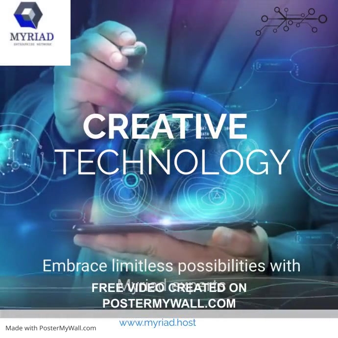 creative technology square video ad | PosterMyWall