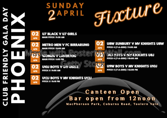 Lacrosse Schedule Template (1) | PosterMyWall