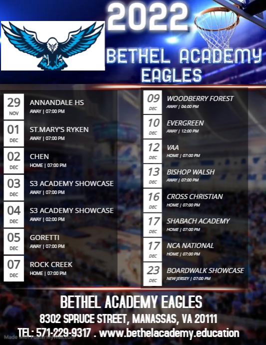 Copy of Basketball Championship Schedule | PosterMyWall