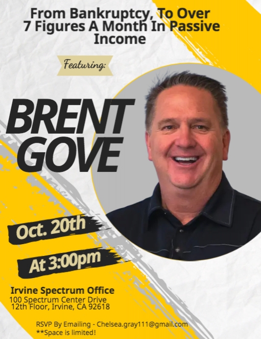 Brent Gove PosterMyWall