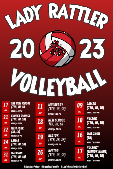 Sports Schedule Poster Template (1) | PosterMyWall