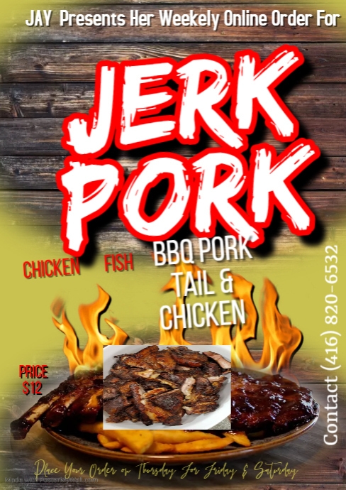 Che Rib Poster Copy of Ribs Night | PosterMyWall