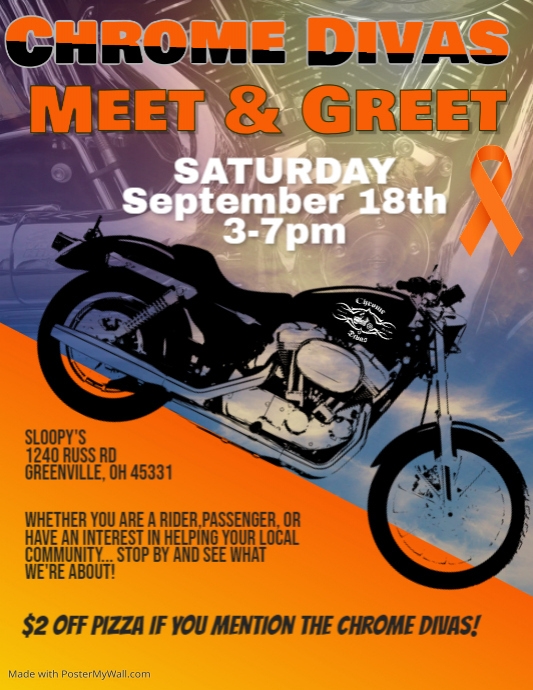 Copy of motorcycle run rally flyer template | PosterMyWall