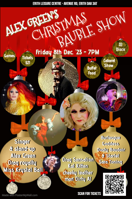 Copy of Copy of Ornament Exchange Poster | PosterMyWall