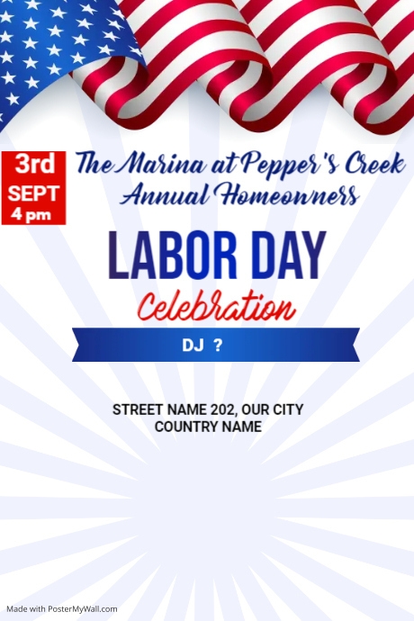 Copy of MPC Labor Day Party Poster | PosterMyWall