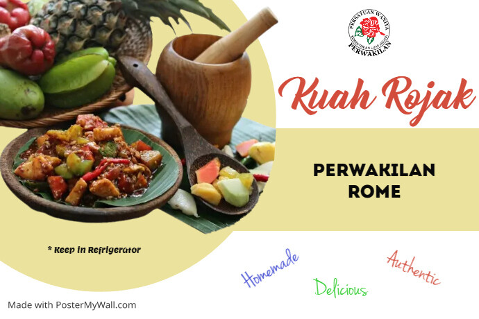 Copy of kuah rojak | PosterMyWall