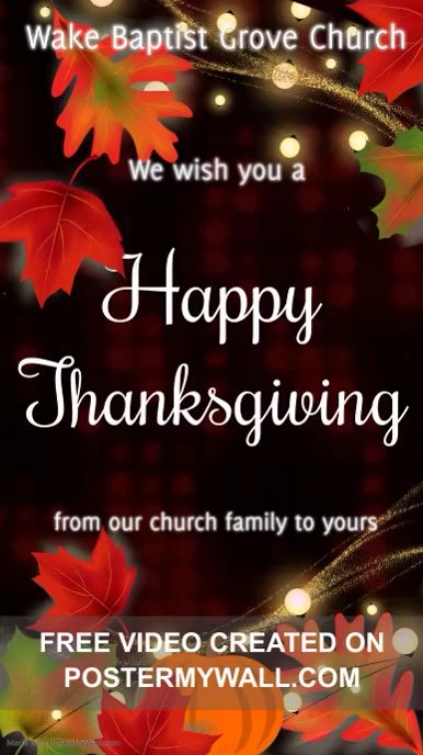 Happy thanksgiving Instagram story | PosterMyWall